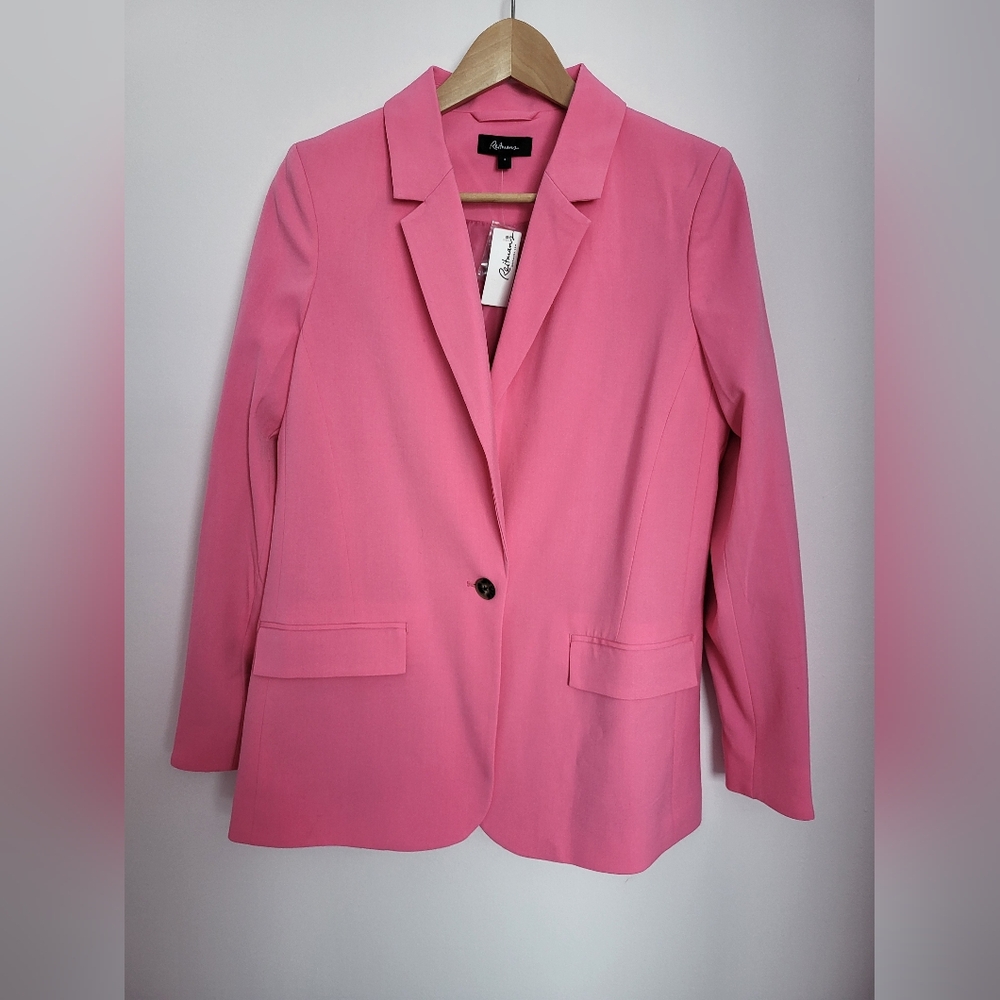 Reitmans Vibrant Pink Blazer sz 4